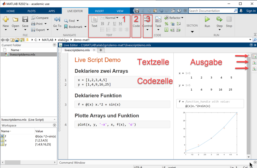 Der Einstieg in MATLAB Live Scripts | elab2go