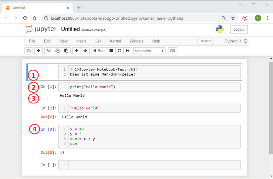 Wie öffnet man ein Jupyter Notebook?